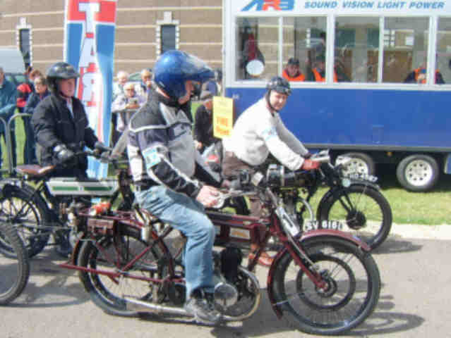 Matthew and Mark at the start line