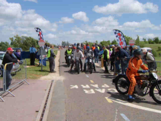 The finish line of the Banbury Rally 2008