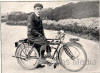 Henry John Scale sat on his motorcycle