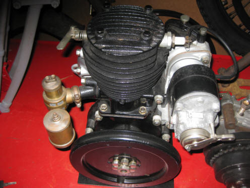 Photograph of the 350 c.c. Precision engine