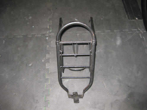  Photograph of the rear parcel carrier for the 1921 model