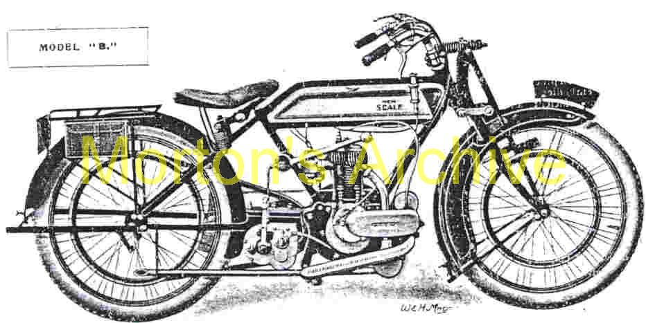 Advertising a New Scale motorcycle