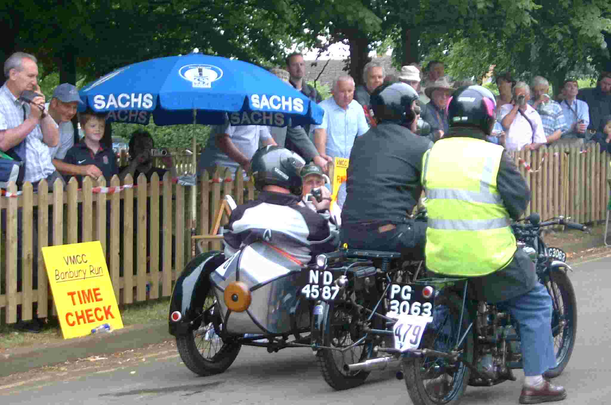 Photo of one of the checkpoints on the Banbury run in 2006